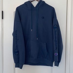 Blue Champion sweatshirt
